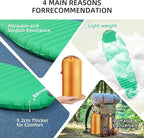 Ultralight Sleeping Pad for Camping, 74.8"x23.2" Camping Mat with Pump Sack Inflatable Sleeping Pads Compact for Camping Backpacking Hiking Traveling Tent