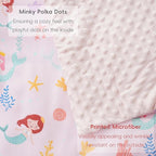 Bunnikins & Clover Toddler Nap Mat with Removable Pillow, Nap Mats for Preschool, Easy Clean Toddler Nap Pad for Kindergarten, Kids Sleeping Bag for Travel Camping