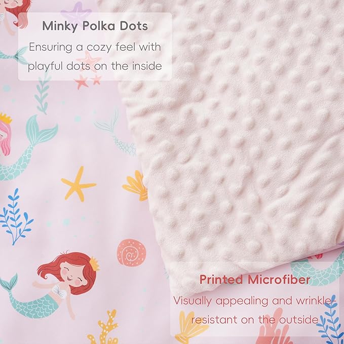 Bunnikins & Clover Toddler Nap Mat with Removable Pillow, Nap Mats for Preschool, Easy Clean Toddler Nap Pad for Kindergarten, Kids Sleeping Bag for Travel Camping