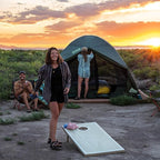 Kelty Daydreamer 4P + 6P Camping Tent, Blackout Fabric, Interior Light Diffusing Gear Loft, Standing Height, PFAS Free