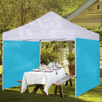 COOSHADE Instant Canopy SunWall 10x10 Canopy SideWall for Pop up Canopy Tent, 1 Pack Sidewall Only, Sky Blue