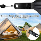Tarp Clips Heavy Duty Lock Grip Clamps Thumb Screw Tent Clip Secures Tarps Awning Clamp Set for Camping Tarps Awnings Caravan Canopies Car Covers Swimming Pool Covers Boat Cover etc. (24)