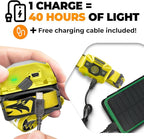 Foxelli USB‑C Rechargeable LED Headlamp – Ultra‑Light 2.4 oz & Bright 180 Lumens – Red/White Light, 5 Modes, IPX5 Waterproof, 40 h Runtime for Trail Running, Camping, Hiking