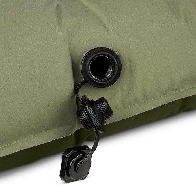 Kelty Kush Queen Air Bed W/Battery-Powered Pump, PVC-Free Queen Air Mattress, Comfy and Plush 6-inch Pad, Carry Bag Included - Indoor/Outdoor Camping Air Bed