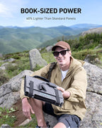 Anker SOLIX C200X Portable Power Station with 60W Solar Panel, 230.4Wh LiFePO4 Battery, 300W (600W Surge) Solar Generator, 140W Two-Way Fast Charging, For Outdoor Camping, Traveling, and Emergencies
