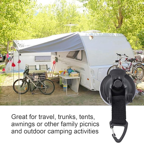 4PCS Outdoor Car Tent Suction Cup, High Strength Light Weight Easy Install Portable Suction Cups for Awning Tents Camping Tarp