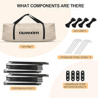 12'x12' Camping Screen Tent - Portable Screen Canopy 8-10 Person&Instant UV Resistant Sun Shelter,Easy to Set Up&Mosquito Net Tent&Waterproof,Suitable for Family Camping Trip,Backyard,Picnic