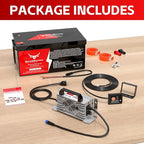 48V 100Ah Golf Cart LiFePO4 Battery with Charger&Monitor, 5120Wh Lithium Battery with 200A BMS, Up to 10000+ Rechargeable Cycles, Perfect for Golf Cart, Solar Power Storage (48V*100Ah)