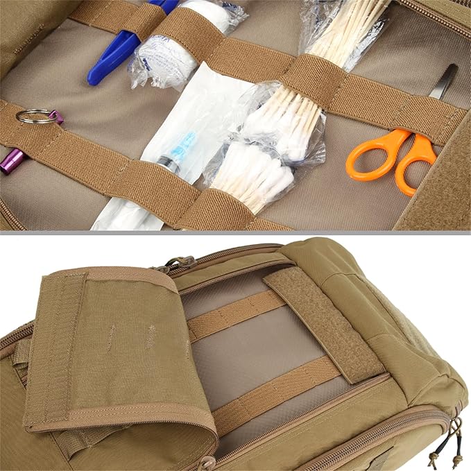 EXCELLENT ELITE SPANKER Medical Backpack Tactical Knapsack Outdoor Rucksack Camping Survival First Aid Backpack（Coyote Brown