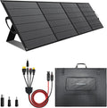 400W Portable Solar Panel, Lightweight Foldable Solar Panel with Adjustable Kickstand, Suitcase with Handle, Solar Charger for Camping, Outdoor Activities