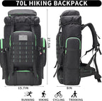 Hiking Backpack for Men 70L/100L Camping Backpack Military Rucksack Molle 3 Days Assault Pack for Climbing | Camping Backpack, 3 Days Assault Pack, for Climbing