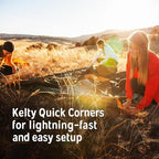 Kelty Grand Mesa 2P or 4P Backpacking Tent – 3 Season Camping, Thru Hiking Shelter, Aluminum Pole Frame, Single Door + Vestibule, 2024 Model