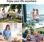 BODEGACOOLER 12 Volt Portable Refrigerator,53 Quart Car Fridge Dual Zone -4℉-68℉,50L Car Freezer APP Control,Electric Compressor Cooler 12/24V DC and 100-240V AC for RV,Camping,Travel,Truck,Vehicles