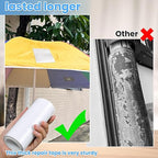 Waterproof Repair Tape for Fabric, Plastic, Awning, RV Underbelly, Tarp, Tent, Sail and Boat Cover Outdoor Repair Patch, Heavy Duty,6 Inch x 10FT White
