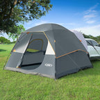 UNP SUV Dome Tent for Camping, Outdoor 6 Person Car Camping Tent, Easy Set Up SUV Tailgate Tent with Rainfly 10' x 10' Vehicle Camping Tent | for Camping, Outdoor, Car Camping Tent, Easy Set Up, SUV Tailgate Tent, with Rainfly
