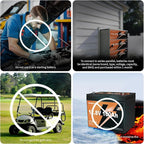 12.8V 100Ah Mini LiFePO4 Lithium Battery Built-in 100A BMS 1.28kWh 10-Year Lifespan Rechargeable Battery 6000 Deep Cycles Perfect for RV Trolling Motor Marine Solar