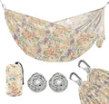 Flowers and Alpacas Hammocks for Camping with Hanging Rope Indoor Hammock for Camping & Hiking Essential