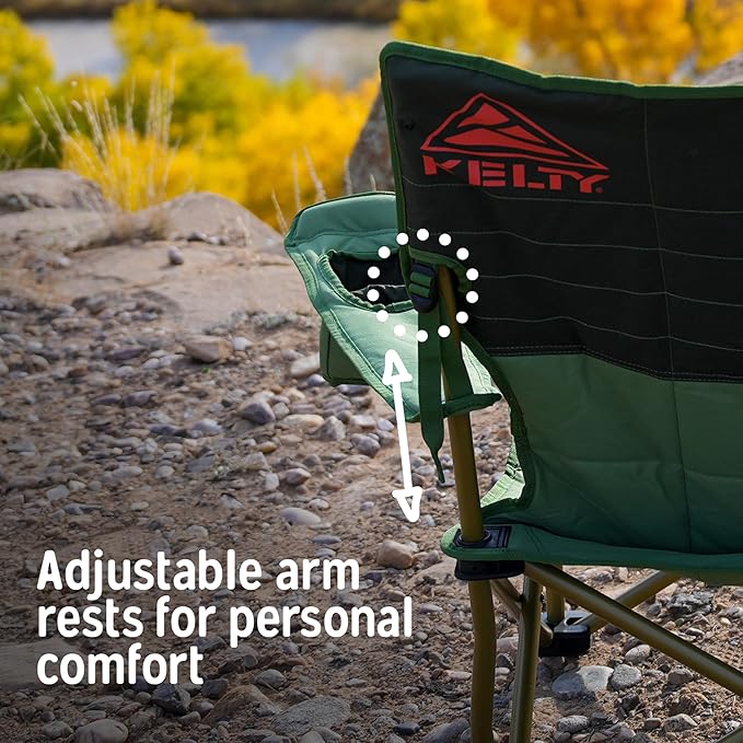 Kelty Lowdown Couch - 3 Person Capacity Camping Chair, Extra Large and Sturdy Bench for Campsites, Soccer Games, and Backyard Parties