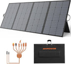 400W Portable Solar Panel, Lightweight Foldable Solar Panels Complete with an Adjustable Kickstand, IP67 Waterproof Solar Charger for Outdoor Camping, Portable Power Station, Motorhome, RV