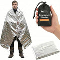 Sierra Madre Emergency Mylar Thermal Space Blanket for Survival – Waterproof Safety Shelter Retains 90% Body Heat – Ultralight & Compact Gear for Camping, First Aid & Prepper Supplies
