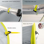 Poray Portable Baby Beach Tent with UPF 50+ Sun Shelter,Mosquito Net and Sunshade, Ideal Pop Up Kids Travel Tent with Carry Bag & 2 Stakes,Outdoor Indoor Play and Sun Protection