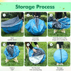 Woanger 10/16 Pack Bulk 2 Person Camping Tents for Homeless Lightweight Tent with Rain Fly and Carrying Bag Waterproof Windproof Setup Pop Up for Camping Backpacking Donation