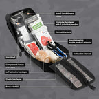 41 PCS IFAK Trauma Kit with Tourniquet, 4-Inch Israeli Bandage, Splint, Tactical First Aid Kit for Car, Camping, Hiking and Travel with Molle Bag (Black)
