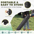 EROMMY 12x12 Pop Up Tent, Easy to Set Up Canopy Tent, Outdoor Canopy for Events, Camping, Parties with Wheeled Bag, 4 Ropes, 4 Sand Bags and 8 Spikes(Black)
