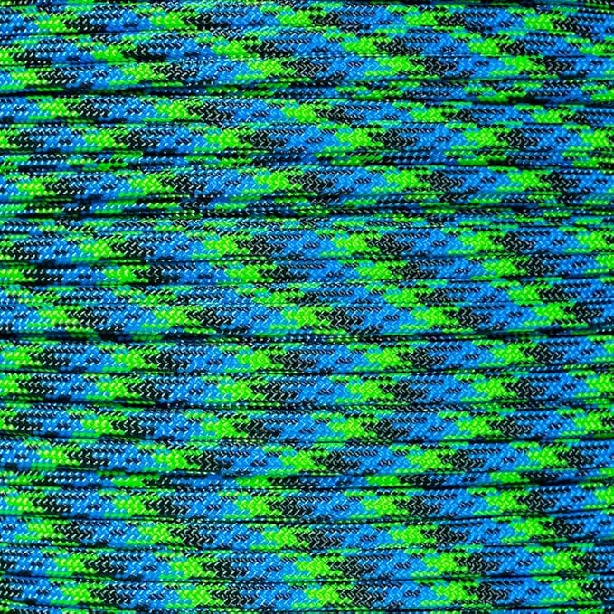 Paracord Planet 550 Paracord – 200+ Colors – Hanks from 10-100 Feet and Spools of 1000 Feet – Great Multi-Use Cord!
