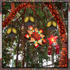 Simgoing 24 Sets Mandala Crafts with LED Candle Light Mandala Flower Tissue Paper Crafts Kits DIY Your Own Suncatchers Lanterns Hanging for Home Birthday Party Decoration Gifts Art Activities