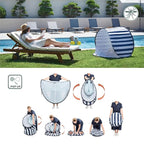 Babymoov Baby Anti UV Tent, Sun Protection UPF 50+, Pop Up Play Tent and Sun Shade, Marine (Summer 2025 Edition)