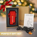 Lafagiet USB C Rechargeable Lighter, 360° Flexible Neck, Wind & Water Proof, Electric Arc Lighters for Candle, Camping