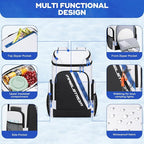 Maelstrom Backpack Cooler,36 Can Cooler Backpack,Soft Cooler Bag Insulated Leakproof,Lightweight Ice Chest Backpack,Travel Cooler Lunch Backpack for Camping,Hiking,Beach