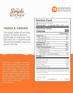 Simple Kitchen Chicken Tortilla Soup Mix – 16 Servings, Meal Prep Gluten Free Chicken Soup, Prepared Meals & Dehydrated Survival Food for Camping, Backpacking & Hiking, Survival Kit, Pack of 4, 1 Gal.