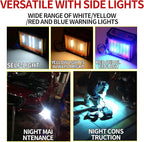 High Power Coon Hunting Lights, Motion Sensor Mining LED Headlamp for Hunters, Super Bright High Lumens Rechargeable Headlight, Waterproof Head Spotlight Torch for Fishing Camping