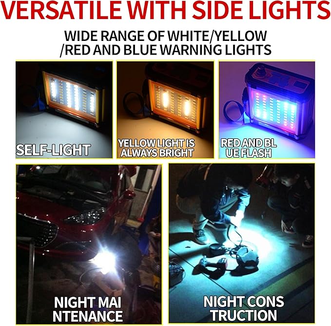 High Power Coon Hunting Lights, Motion Sensor Mining LED Headlamp for Hunters, Super Bright High Lumens Rechargeable Headlight, Waterproof Head Spotlight Torch for Fishing Camping