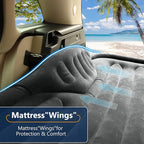 SUV Air Mattress with Built in Pump,Leakproof Comfortable Durable Car Air Mattress, Car Bed Mattress with Built-in Pillow,for SUV Minivan MPV Road Trip Inflatable Bed