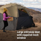 Kelty Highroads Overlanding Shelter - Universal Mount Car Camping Tent with Large Zippered Entry, Aluminum Frame, Adjustable Walls and Windows, UV Protection, Rainproof, Stuff Duffel Included, 2024