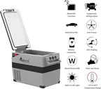 Alpicool LGCF45 Portable Refrigerator 12 Volt Car Freezer 42 Quart Mini Fridge Freezer (-4℉~68℉) for Truck, RV, Vehicle, Travel, Outdoor -12/24V DC