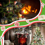 12 Sets Christmas Nativity Lanterns Crafts with LED Candles Lights Christmas Tissue Paper Crafts Kits DIY Birth of Jesus Religious Lanterns for Xmas Party Decor Classroom Activities