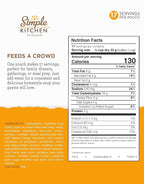 Simple Kitchen Broccoli Cheese Soup Mix - 17 Servings for Meal Prep, Vegetarian, Gluten Free & Freeze Dried Broccoli Cheddar Soup, Canned Food for Camping Meals & Hiking, Survival Kit, Pack of 4