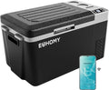 EUHOMY 12 Volt Refrigerator, 24QT(23L) Electric Cooler, Car Fridge APP Control, Car Refrigerator 12/24V DC 100-240V AC, Portable Freezer Usable Battery for Camping, Travel, Truck, Outdoor