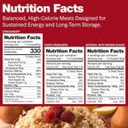 Legacy Food Storage 12 Serving Emergency Food Supply Box, Shelf Stable Breakfast Lunch & Dinner, 5,080 Total Calories, Freeze Dried Survival Meals for MRE Camping, Hiking, Prepping