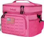 Portable Insulated Cooler Bag, Leakproof Soft-Sided Lunch Bag,8mm Insulation Keeps Cool 16+ for Camping, Beach, Picnics