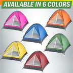 2 Person Camping Tent with Rain Fly and Carrying Bag - Lightweight Outdoor Tent for Backpacking, Hiking, or Beach Use by Wakeman Outdoors