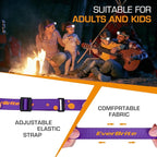EverBrite Rechargeable Headlamp, 2 Pack Kids & Adult Headlamp with White/Red/Green Light, Memory Function, 120° Adjustable, IP54 Waterproof Head Lamp for Camping, Running & Emergencies, Gift Choice