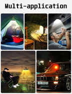 Rechargeable Tent Light, 4000LM Ultra Bright Camping Lantern with Magnet Base & Hanging Hook, 16500mAh Battery for 60H Runtime, 5 Lighting Modes, IP65 Waterproof for Power Outages, Emergency