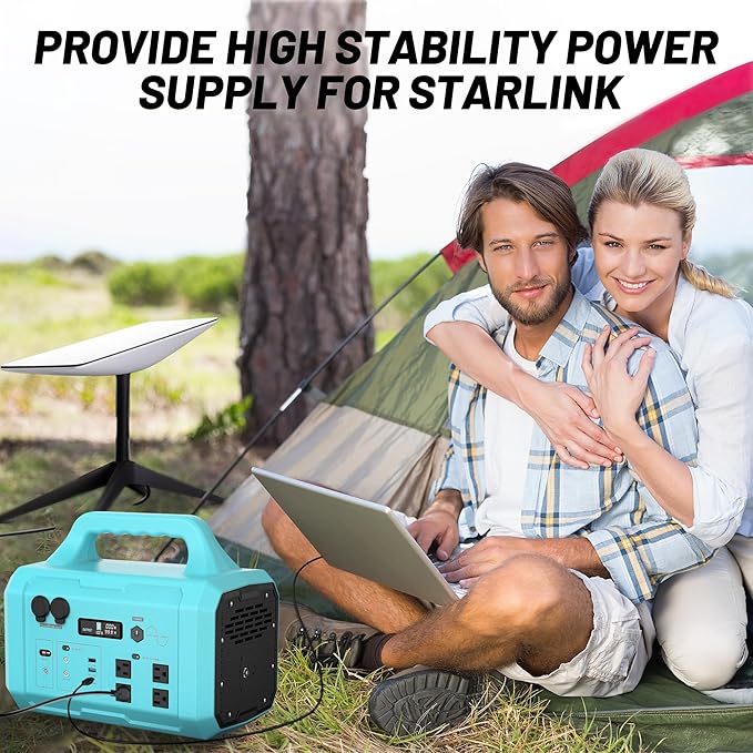 Portable Power Station 1000W GB-1000, 1024Wh Solar Generator LiFePO4 Battery with 120V AC Outlet, Fast Charging, Electric Generator for RV Camping Outdoor Home Emergency Backup (Solar Panel Optional)