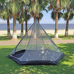 Large Space Pyramid Tipi Tent Ultralight Family Camping Tent Windproof Outdoor Teepee Tent for Adults 4 Person Double Layer Tents