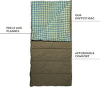 Teton Evergreen Sleeping Bag – Spacious Fit and Cozy Warmth for Adults – Options for Camping in Any Weather
